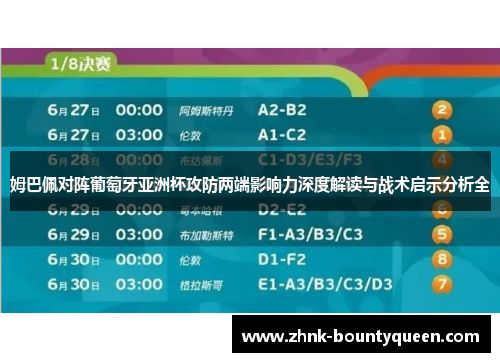 姆巴佩对阵葡萄牙亚洲杯攻防两端影响力深度解读与战术启示分析全 姆巴佩对阵葡萄牙亚洲杯攻防两端影响力深度解读与战术启示分析全